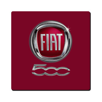 FIAT 500, Τετράγωνο μαγνητάκι ξύλινο 6x6cm