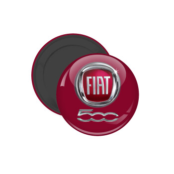 FIAT 500, Μαγνητάκι ψυγείου στρογγυλό διάστασης 5cm