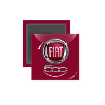 FIAT 500, Μαγνητάκι ψυγείου τετράγωνο διάστασης 5x5cm