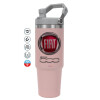 Pink color, 890ml (30oz) stainless Steel Tumbler with Handle