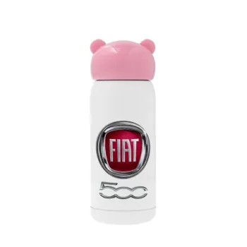 FIAT 500, Pink stainless steel thermal flask, 320ml