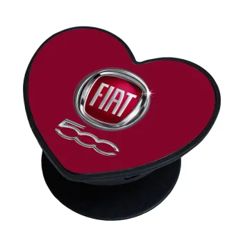 FIAT 500, Phone Holders Stand  καρδιά Μαύρο Βάση Στήριξης Κινητού στο Χέρι