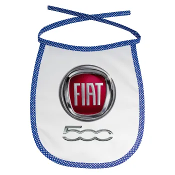 FIAT 500, Σαλιάρα μωρού αλέκιαστη με κορδόνι Μπλε