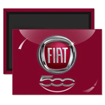 FIAT 500, Ορθογώνιο μαγνητάκι ψυγείου διάστασης 9x6cm