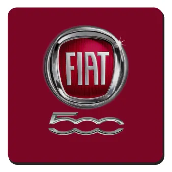 FIAT 500, Τετράγωνο μαγνητάκι ξύλινο 9x9cm