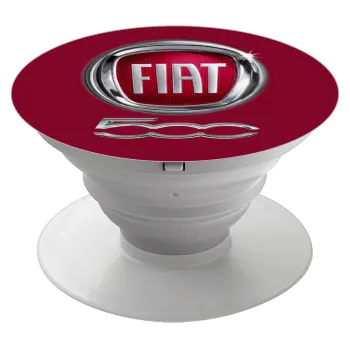FIAT 500, Phone Holders Stand  White Hand-held Mobile Phone Holder