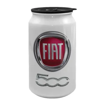 FIAT 500, Κούπα ταξιδιού μεταλλική με καπάκι (tin-can) 500ml