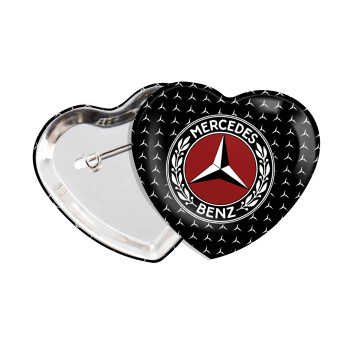 Mercedes vintage, Κονκάρδα παραμάνα καρδιά (57x52mm)