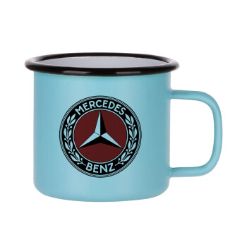 Mercedes vintage, Κούπα Μεταλλική εμαγιέ ΜΑΤ σιέλ 360ml