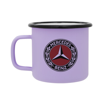 Mercedes vintage, Κούπα Μεταλλική εμαγιέ ΜΑΤ Light Pastel Purple 360ml