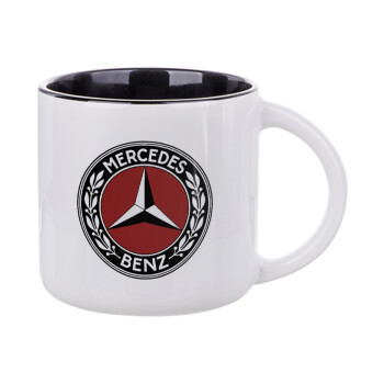 Mercedes vintage, Κούπα κεραμική 400ml Λευκή/Μαύρη