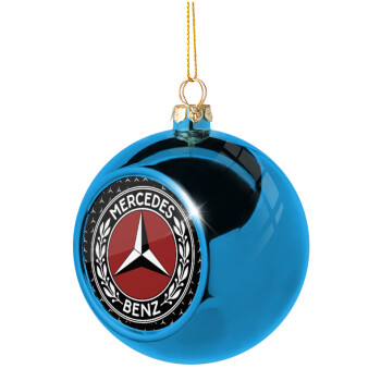 Mercedes vintage, Χριστουγεννιάτικη μπάλα δένδρου Μπλε 8cm