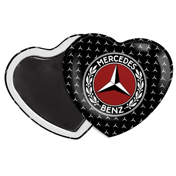 Mercedes vintage — Μαγνητάκι καρδιά (57x52mm)