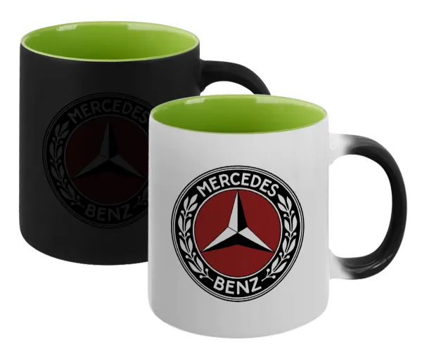 Mercedes vintage — Μαγική εσωτερικό πράσινη