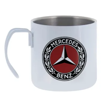 Mercedes vintage — Κούπα Ανοξείδωτη διπλού τοιχώματος 400ml