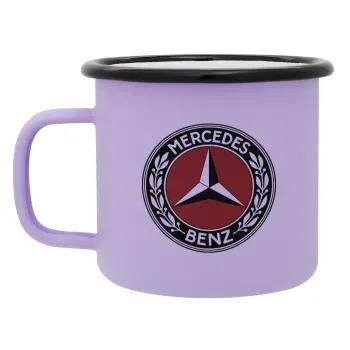 Mercedes vintage, Κούπα Μεταλλική εμαγιέ ΜΑΤ Light Pastel Purple 360ml