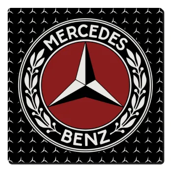 Mercedes vintage, Τετράγωνο μαγνητάκι ξύλινο 6x6cm