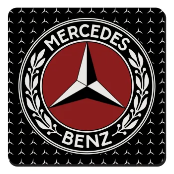 Mercedes vintage, Τετράγωνο μαγνητάκι ξύλινο 9x9cm