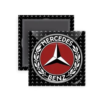 Mercedes vintage, Μαγνητάκι ψυγείου τετράγωνο διάστασης 5x5cm