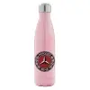 Metal mug thermos Pink Iridiscent (Stainless steel), double wall, 500ml