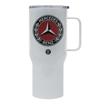 Mercedes vintage, Tumbler με καπάκι, διπλού τοιχώματος (θερμό) 750L
