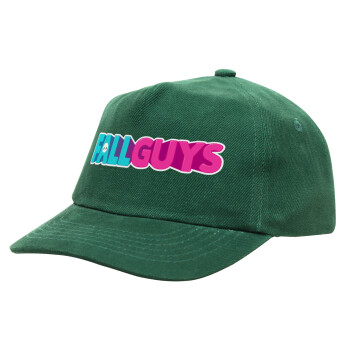 FALL GUYS, Καπέλο παιδικό Baseball, 100% Βαμβακερό, Low profile, Πράσινο