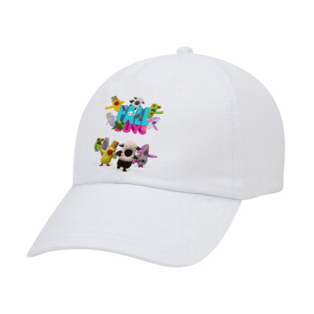 FALL GUYS, Καπέλο Baseball Λευκό (5-φύλλο, unisex)
