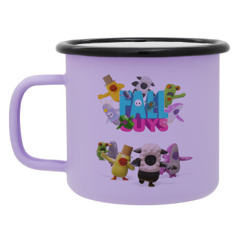 FALL GUYS, Κούπα Μεταλλική εμαγιέ ΜΑΤ Light Pastel Purple 360ml