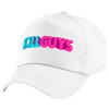 5-Panel Cap White, 100% Cotton (Twill), (UNISEX, ONE SIZE)