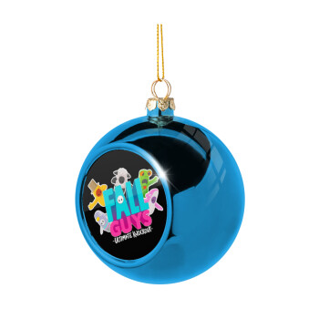 FALL GUYS, Χριστουγεννιάτικη μπάλα δένδρου Μπλε 8cm