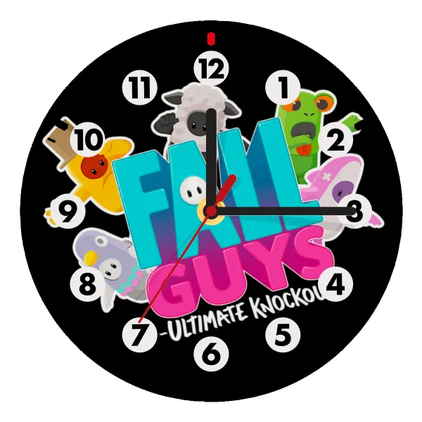 FALL GUYS — Wooden wall clock (20cm)