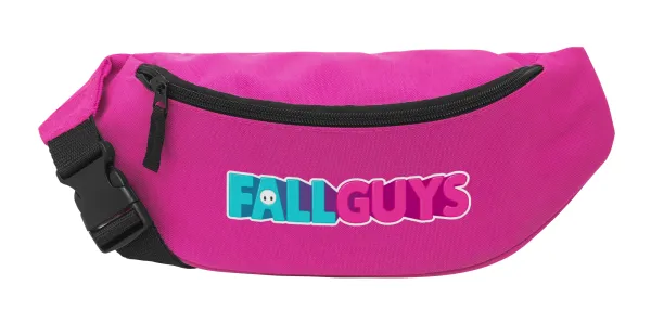 FALL GUYS — Unisex waist bag (banana) in PINK color with 2 pockets