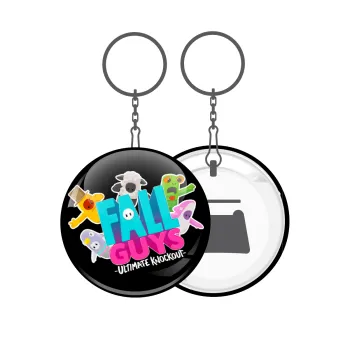 FALL GUYS, Μπρελόκ μεταλλικό 5cm με ανοιχτήρι