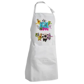 FALL GUYS, Adult Chef Apron (with sliders and 2 pockets)