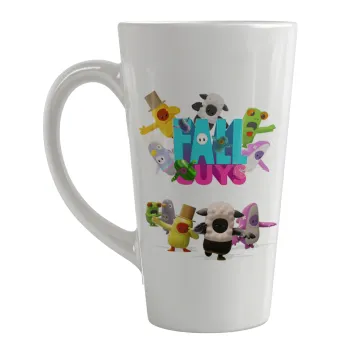 FALL GUYS, Κούπα κωνική Latte Μεγάλη, κεραμική, 450ml