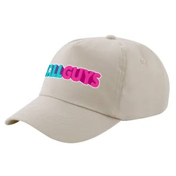 FALL GUYS, Μπεζ (SAND) Πεντάφυλλο Καπέλο Ενηλίκων Βαμβακερό (UNISEX, ONE SIZE)