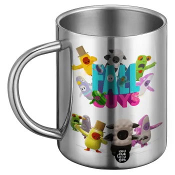 FALL GUYS, Ανοξείδωτη Μεταλλική Κούπα 450ml - Διπλού Τοιχώματος