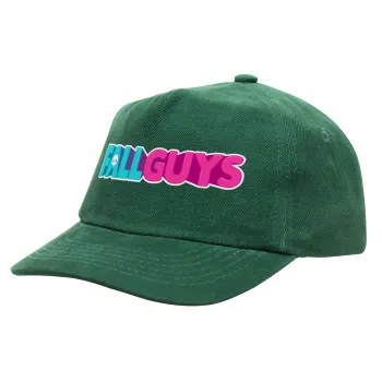 FALL GUYS, Καπέλο παιδικό Baseball, 100% Βαμβακερό Drill, ΠΡΑΣΙΝΟ (ΒΑΜΒΑΚΕΡΟ, ΠΑΙΔΙΚΟ, ONE SIZE)