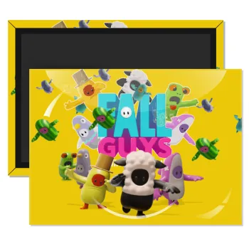 FALL GUYS, Ορθογώνιο μαγνητάκι ψυγείου διάστασης 9x6cm