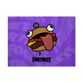 Fortnite Durr Burger, Επιφάνεια κοπής γυάλινη (38x28cm)