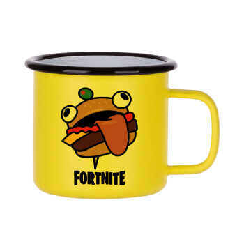 Fortnite Durr Burger, Metallic enamel MATT Yellow cup 360ml
