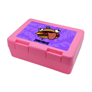 Fortnite Durr Burger, Children's cookie container PINK 185x128x65mm (BPA free plastic)