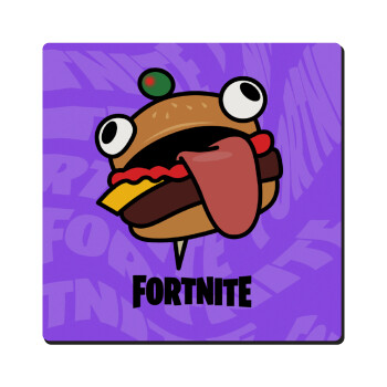 Fortnite Durr Burger, Τετράγωνο μαγνητάκι ξύλινο 6x6cm