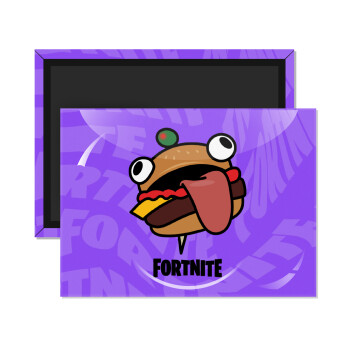 Fortnite Durr Burger, Ορθογώνιο μαγνητάκι ψυγείου διάστασης 9x6cm