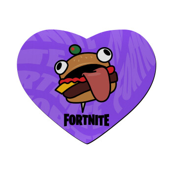 Fortnite Durr Burger, Mousepad heart 23x20cm