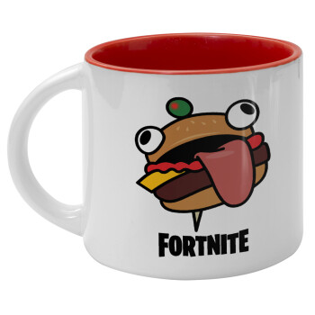 Fortnite Durr Burger, Κούπα κεραμική 400ml Λευκή/Κόκκινη