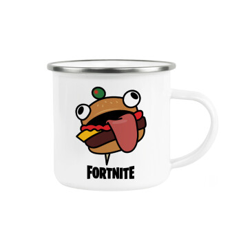 Fortnite Durr Burger, Metallic enamel cup white 360ml