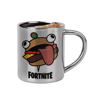 Fortnite Durr Burger, Double-wall metal cup for espresso (220ml)