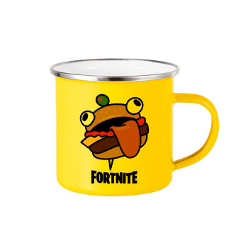 Fortnite Durr Burger, Yellow Enamel Metallic Cup 360ml