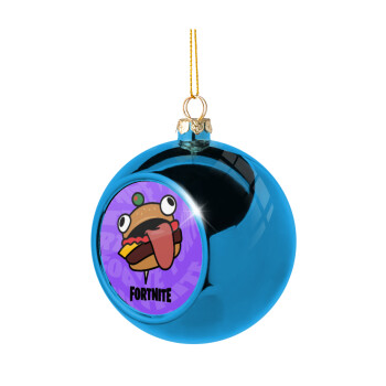Fortnite Durr Burger, Χριστουγεννιάτικη μπάλα δένδρου Μπλε 8cm